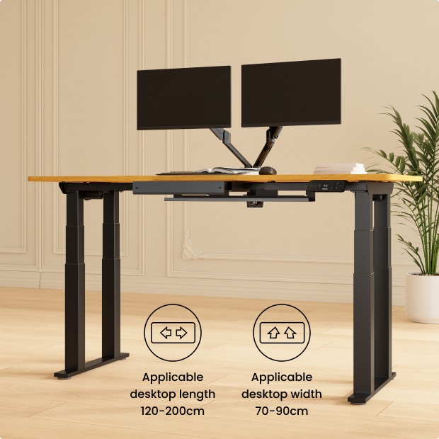 4-Leg Standing Desk E7Q Lite| FlexiSpot